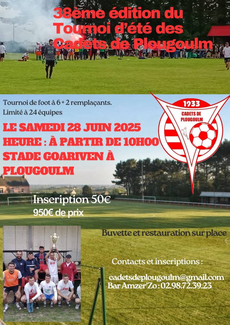38ème Tournoi d'été des Cadets de Plougoulm